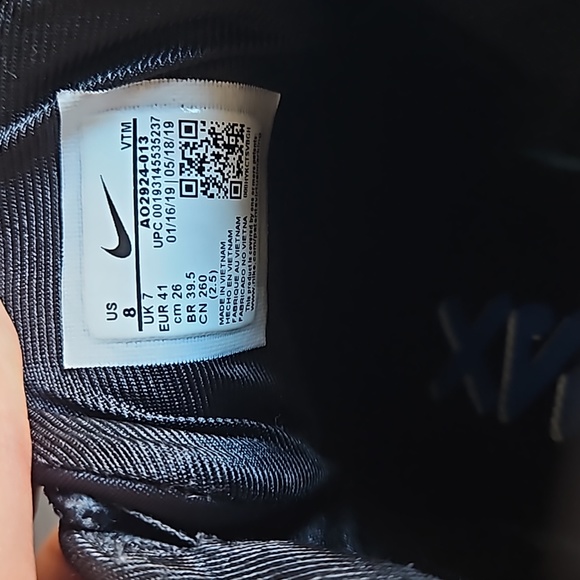 Nike AirMax 270 Pixel Black Blue - Size 8M - Picture 6 of 6